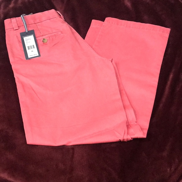 🆕Vineyard Vines Sz 16 Breaker Pant Jetty Red - Picture 3 of 5